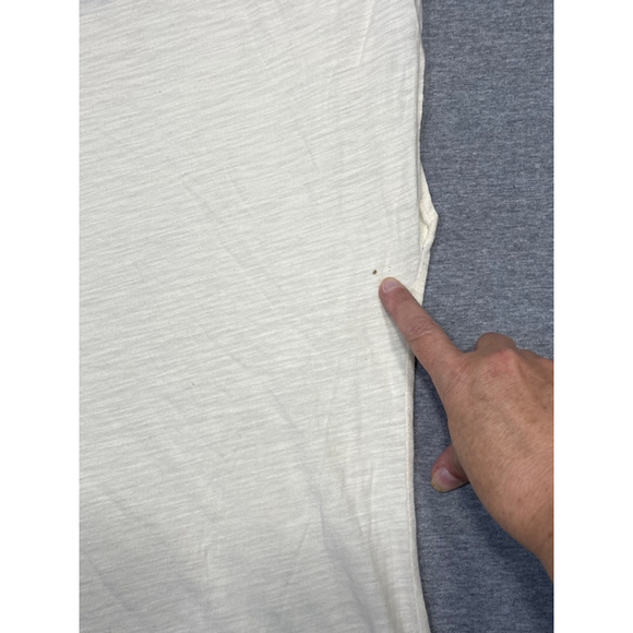 Women's The North Face Cream T-Shirt Size M - Picture 4 of 5